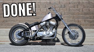 1992 Sportster 883 Build Part 6 FINAL Its Alive [upl. by Hamitaf]