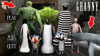 Playing as ALL NEW BOSSES vs Shark vs Prisoners  NEW Granny MOD  Gameplay Animation Megamix 2 [upl. by Bristow]