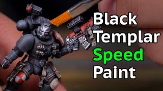 Tacticool Black Templar SPEED PAINT [upl. by Ennayd478]