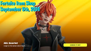 🌟 Fortnite Item Shop  NEW Nix Scarlet Skin [upl. by Eniac]