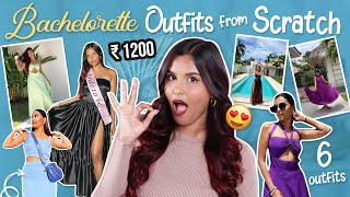 I Made My BACHLORETTE Outfits From Scratch😍💸✨  Mridul Sharma [upl. by Rebecka]