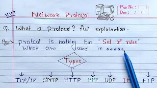 What is Protocol full Explanation  TCPIP HTTP SMTP FTP POP IMAP PPP and UDP Protocols [upl. by Sammons]