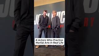 6 Actors Who Practice Martial Arts in Real Life actors celebrities hollywood usa foryou [upl. by Esilrahc312]