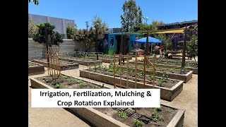 Irrigation Fertilization Mulching amp Crop Rotation Explained [upl. by Aray]