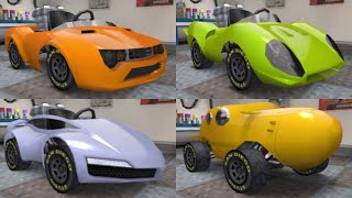 ModNation Racers Road Trip  All Kart Bodies [upl. by Jeannie518]