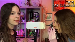 Twin EAR CLEANING ASMR For Sleep amp Tingles [upl. by Aleron173]