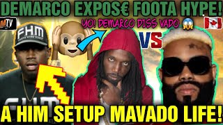 Mavado Life In Dnger Demarco Exposes Foota Hype Dirty Ways Demarco Tell Foota Sym Brawlin [upl. by Analaj44]