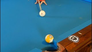 How to Push a Pool Ball Through the Rail and How to Spin it Into a Pocket [upl. by Kaplan421]