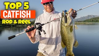 Best Catfish Rod and Reel Combo 2022  Catching Big Catfish on Rod and Reel [upl. by Letsirk452]