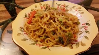 Udon Noodles Asian Stir Fry Discussion [upl. by Jamin]