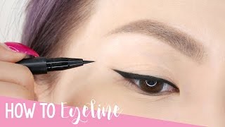 新手必看眼線教學 內眼線，貓眼線，隱形眼線，開眼頭眼尾 How To Eyeliner  HIDDIE T [upl. by Oisor]