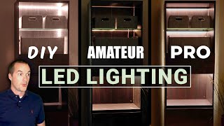 LED Strip Lighting Installs Beginner Intermediate and Expert Level [upl. by Dayir]