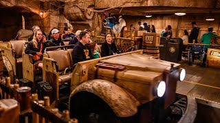 4K Indiana Jones Adventure  Full Ride  Front Row POV  Disneyland Resort California [upl. by Jourdain]