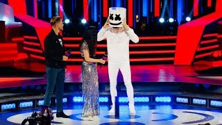 Marshmello SHOCKS MMVAs crowd by REVEALING he isShawn Mendes [upl. by Aoh237]