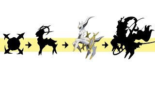 Arceus Evolution  Pokemon Gen 8 Fanart 34 [upl. by Baerman]