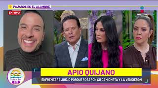 Exclusiva  Apio Quijano revela DETALLES del robo de su camioneta y DEFIENDE a su hermana Federica [upl. by Etaner]