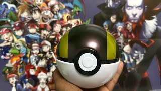 I opened an ultra ball pokeball tin D  WARNING LAZY  pokemon tcg collection [upl. by Aerdied]