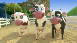 La Vaca lola 🐄 Videos para niños  Canciones Infantiles del Rancho 🐄 [upl. by Ahsap]