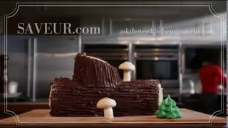 How to Decorate a Bûche de Noël [upl. by Silverman]