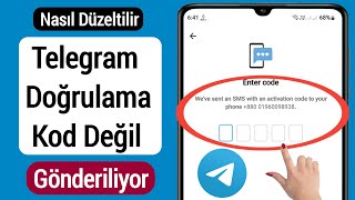 Telegram Kod Göndermiyor Sorunu Nasıl Düzeltilir 2024  Telegram Doğrulama Kodu Sorunu [upl. by Yerg]