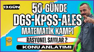 KPSSDGSALES Matematik  Rasyonel Sayılar 2  50 Günde KPSSDGSALES Matematik Kampı [upl. by Aneras]