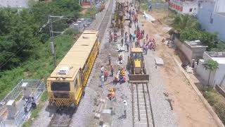 RVNL executes UmdanagarShadnagar section of Secunderabad Mahabubnagar Doubling amp Electrification [upl. by Rosati]