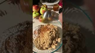 Apple Crumble food applecrumble baking atumn naturelovers womenempowerment [upl. by Boynton]