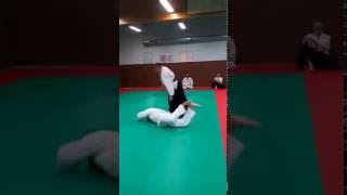 USEE Aïkido  Ushiro ryo kata dori Shiho nage [upl. by Ev]