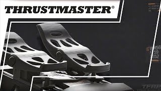 TFRP TFlight Rudder Pedals for a customized flight experience  Thrustmaster [upl. by Rorry]