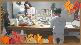 Preparing for NonTraditional Thanksgiving Supper Mini Grocery Haul Loose Tooth [upl. by Anaynek]