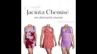 Jacinta Chemise Sewing Pattern amp Online Course [upl. by Namas682]