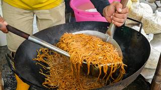 Noodles Master  04 Fried Noodles in Penang  Malaysia Street Food [upl. by Hannala789]