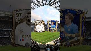 ZIDANE VS KDB FC MOBILE CARD 💫 [upl. by Aihsoek]