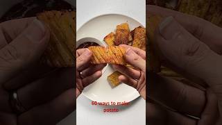 60 ways to make potatoes 23 accordion potato short cooking asmrcooking ASMR asmrsound [upl. by Afaw792]