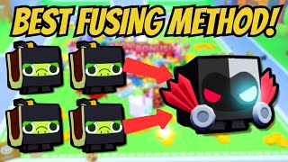 NEW BEST FUSING METHOD TO GET RAINBOW CYBORG DOMINUS IN PET SIMULATOR 99 [upl. by Paucker]