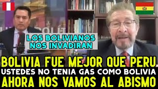 ¡INTENSO DEBATE POLITOLOGO BOLIVIANO COMPARA LA ECONOMIA PERUANA CON LA ECONOMIA BOLIVIANA [upl. by Harilda434]