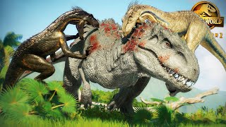 INDORAPTORS PACK HUNT INDOMINUS REX Jurassic World Evolution 2 [upl. by Illona]