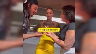 WatchYellow Dress Girl Rocks The Internet In Viral Rock Paper Scissors Video  Full Version Reveale [upl. by Zobias]