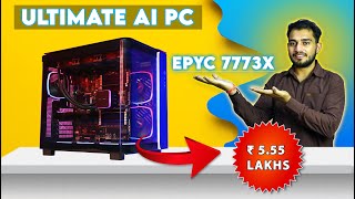 Ultimate AI Workstation  AMD EPYC 7773X [upl. by Ahsirt]