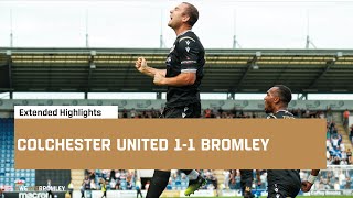 Extended Highlights Colchester United 11 Bromley [upl. by Mehalek]