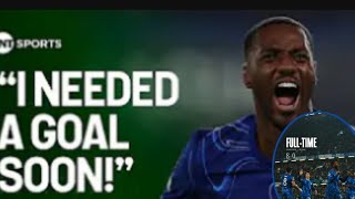 Tosin adarabioyo react after scoring his first goal for Chelsea [upl. by Peirce]