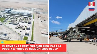 Rusos vienen al Perú para certificar al CEMAE en mantenimiento de helicópteros peru [upl. by Lorilee]