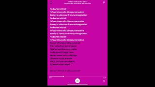 BARNEY THEME SONGREMIX spotify lyrics music shorts [upl. by Dnomsad]