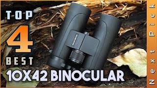 Top 4 Best 10x42 Binocular Review [upl. by Aiva]