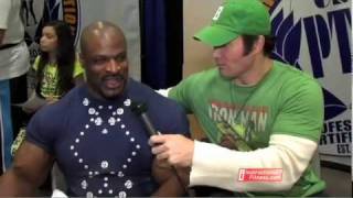 Mike OHearn interview Ronnie Coleman at LA Fitness Expo [upl. by Nyleahcim368]