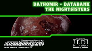 The Nightsisters  Databank  Dathomir  Star Wars Jedi Fallen Order [upl. by Obala]