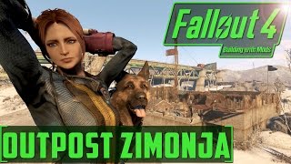 Fallout 4  Building with Mods  Outpost Zimonja  Minuteman Base [upl. by Ardnalac]