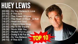 Huey Lewis 2024 MIX  Top 10 Best Songs  Greatest Hits  Full Album [upl. by Homerus38]