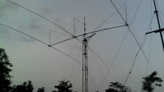 ANTENNA 40 METER BAND 3 ELEMENT TUBING BAZOOKA BY YC3UTZ [upl. by Drofxer]