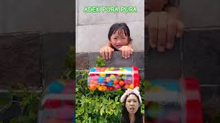 Adek pura pura shorts dubbing funny [upl. by Dacie]